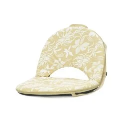 Outlet 🎉 Australia Only - Marquee Yellow Botanical Straw Print Disc Chair Palm Italian Straw 🔥