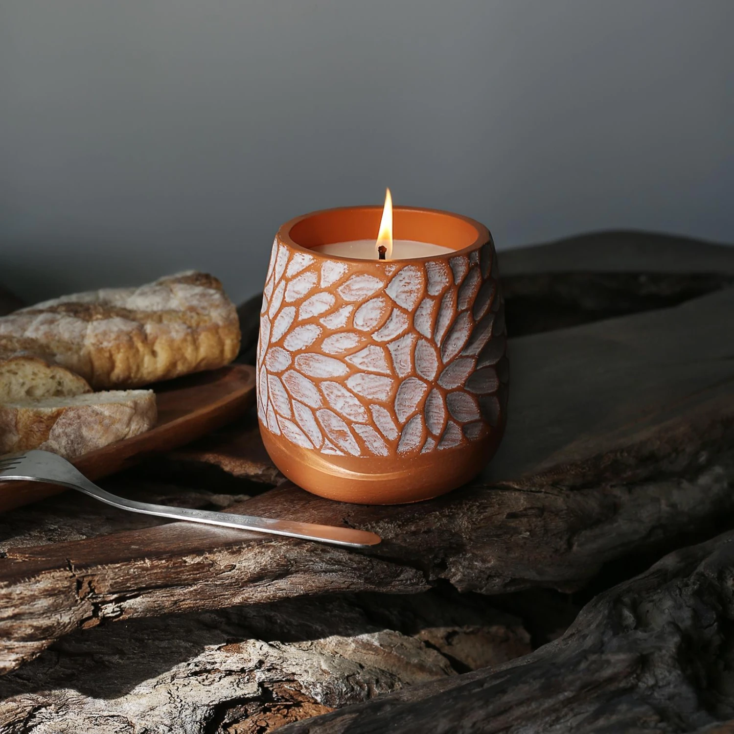 Wholesale ✔️ Australia Sale - Marquee 112 X 112mm Terracotta Pattern Cement Citronella Candle ✨ 3 Wholesale ✔️ Australia Sale - Marquee 112 X 112mm Terracotta Pattern Cement Citronella Candle ✨ - Image 3