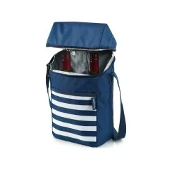 Cheap ❤️ Australia Only - Marquee Navy Dual Bottle Carrier Cooler Bag Navy Stripe 🔔 -Marquee Sales Store 21b281c014c348119892f819e20b196f