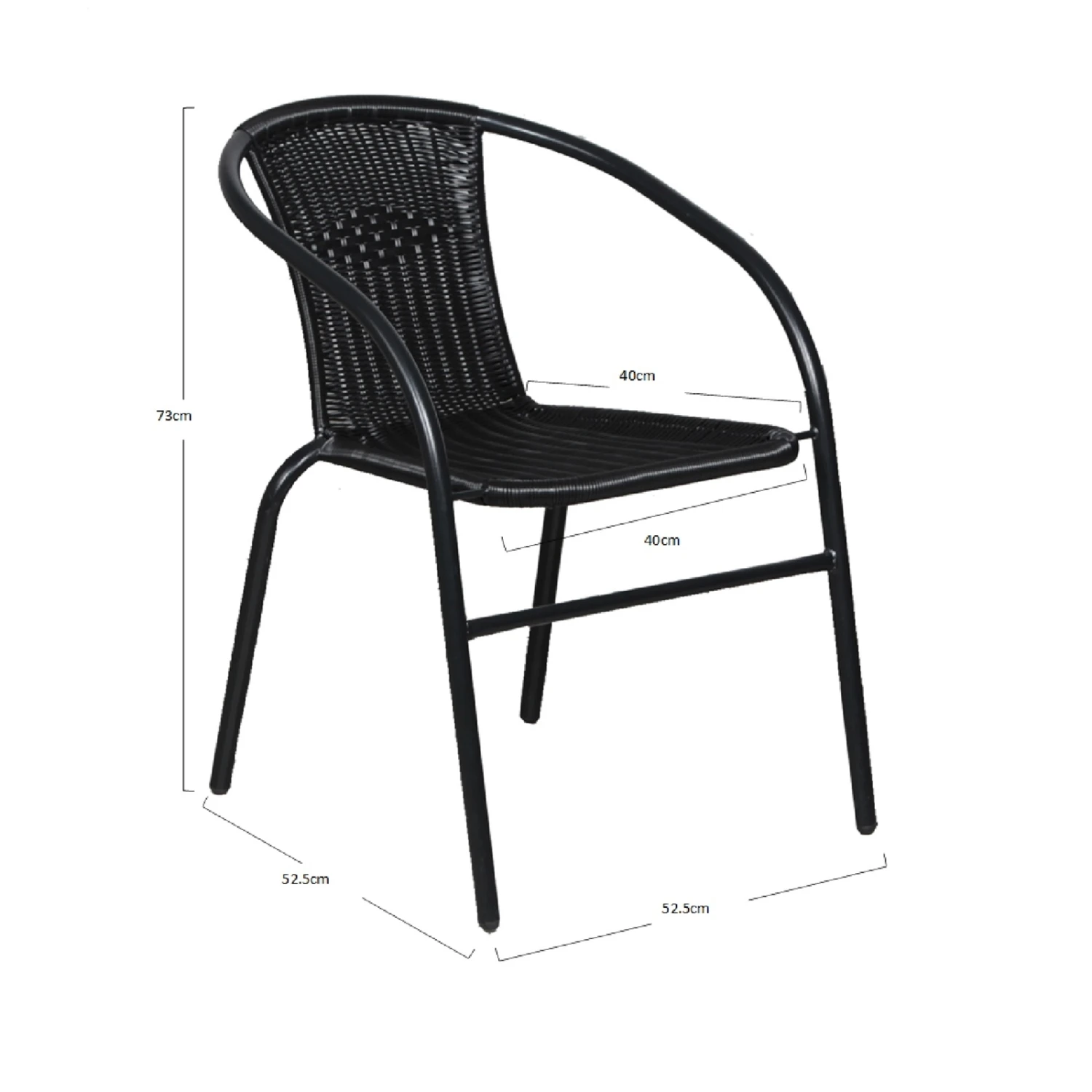 Cheapest 🤩 Australia Sale - Marquee Black 3 Piece Wicker Bistro Set ✨ 6 Cheapest 🤩 Australia Sale - Marquee Black 3 Piece Wicker Bistro Set ✨ - Image 6