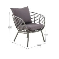 Budget 🧨 Australia Only - Marquee Bayfield Wicker Half Egg Chair Other 🛒 -Marquee Sales Store 26a9517b8c594799822937a8a2a5da31