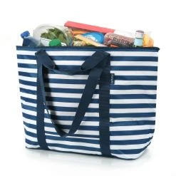 Cheapest 🎉 Australia Sale - Marquee Navy Stripe 50 Can Tote Cooler Bag Navy And White Stripe 😍 -Marquee Sales Store 2b712d7e9bb44370bf0f9a71121e9939