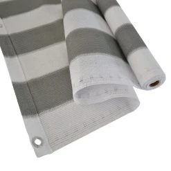Hot Sale 🧨 Marquee 1.8 X 3m White Grey Privacy Screen Shade Cloth White And Grey - To Australia 🛒