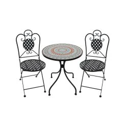 Best deal โญ Australia Only - Marquee 3 Piece Mosaic Tile Bistro Setting - Terracotta Other ๐ฏ