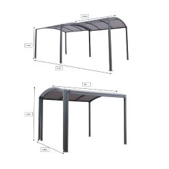 Outlet 🎁 Australia Sale - Marquee Charcoal Extendable Steel Gazebo 👏 -Marquee Sales Store 41b63a8b03294301afca23ac663d4bfc