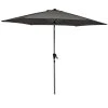 Best Pirce 🔔 Australia Only - Marquee 3m Round Jasper Market Umbrella - Charcoal ⌛