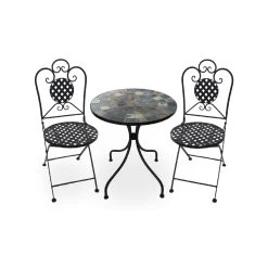 Budget ✔️ Australia Sale - Marquee 3 Piece Mosaic Tile Bistro Setting ⭐