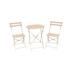 Coupon ✔️ Australia Sale - Marquee Dusty Coral Troca 3 Piece Steel Bistro Setting ❤️
