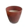 New ⌛ Marquee 135 X 135mm Dark Clay Glass Pot Citronella Candle - To Australia ✨