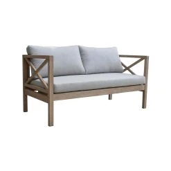Top 10 ⭐ Australia Sale - Marquee Brush White Harbour 2 Seater Lounge 🔥