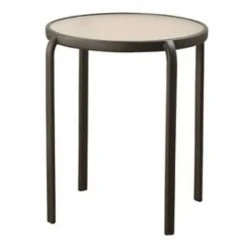 Wholesale β€οΈ Australia Sale - Marquee Round Glass Top Steel Side Table Other π