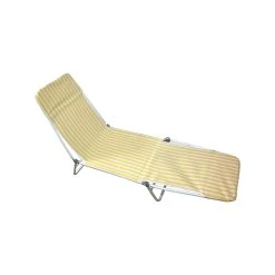 Budget ⭐ Australia Sale - Marquee Adjustable Sunlounge - Yellow 🛒