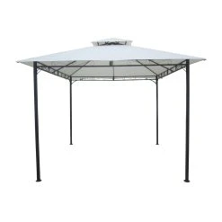 Buy 🤩 Marquee 3 X 3m Roma Non-Permanent Gazebo Grey / Charcoal - To Australia ⭐