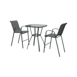 Best Pirce 🎁 Marquee 3 Piece Steel Sling Back Outdoor Setting - To Australia ❤️