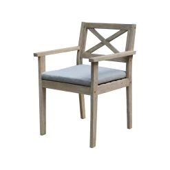 Promo ✔️ Australia Only - Marquee Brushed White Harbour Timber Dining Chair ✨