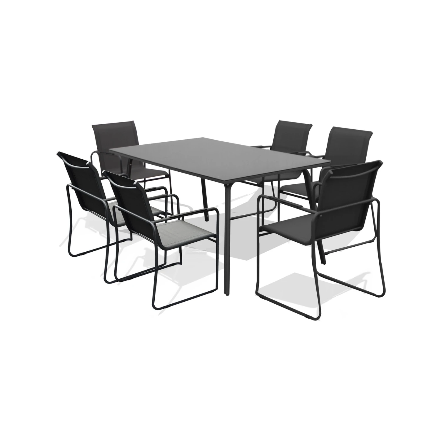 New ๐ Australia Sale - Marquee 7 Piece Largo Dining Setting Charcoal ๐ 1 New ๐ Australia Sale - Marquee 7 Piece Largo Dining Setting Charcoal ๐