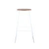 Best Sale ✨ Australia Only - Marquee Industrial Acacia Bar Stool White ✨