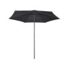 Discount ❤️ Australia Only - Marquee 2.5m Round Spritz Market Umbrella Black 👍