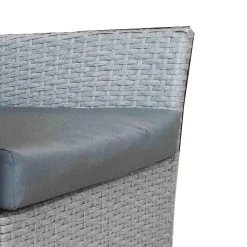 Flash Sale ❤️ Marquee 3pcs Steel Rattan Glass Setting Grey Other - To Australia 😉 -Marquee Sales Store 9f81ad82555447989ae0e715970663d6