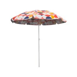 Flash Sale 🥰 Australia Sale - Marquee 2m Orange & Blue Geometrics Pattern Portable Shade Umbrella 🔥