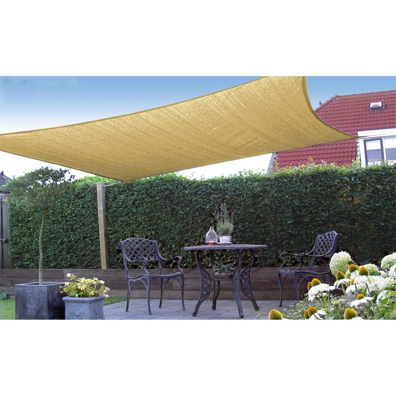 Discount ⭐ Australia Sale - Marquee 3 X 5m Beige Rectangular Shade Sail Other ⭐ 2 Discount ⭐ Australia Sale - Marquee 3 X 5m Beige Rectangular Shade Sail Other ⭐ - Image 2