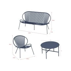 Promo ✔️ Australia Only - Marquee 4 Piece Indigo Vintage Shell Setting ✨ 9 Promo ✔️ Australia Only - Marquee 4 Piece Indigo Vintage Shell Setting ✨ -Marquee Sales Store a9c0c59a07e142568d53bf827838c9f8