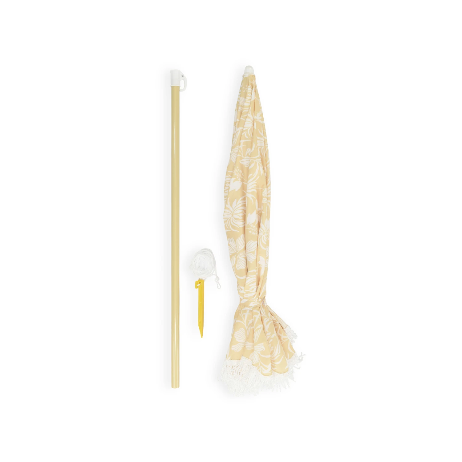 Flash Sale 🧨 Marquee 1.8m Yellow Botanical Straw Beach Umbrella Palm Italian Straw - To Australia ✨ 4 Flash Sale 🧨 Marquee 1.8m Yellow Botanical Straw Beach Umbrella Palm Italian Straw - To Australia ✨ - Image 4