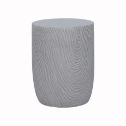 Discount 😀 Australia Only - Marquee Grey Wood Pattern Ceramic Stool 😀
