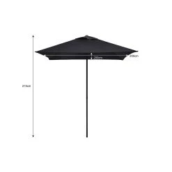 Promo 🔥 Marquee 2m Square Goulburn Market Umbrella Charcoal - To Australia 🧨 -Marquee Sales Store c3660a133ad34bd4b077ec389161ef00