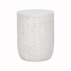 Deals 🌟 Australia Sale - Marquee Chevron Ceramic Stool 😉
