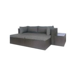 Best deal 🔥 Australia Only - Marquee 5 Piece Charcoal Tulum Steel Lounge Setting Other ❤️