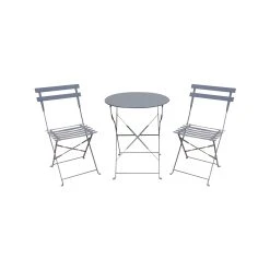 Best reviews of 🎁 Australia Sale - Marquee Vintage Indigo Troca 3 Piece Steel Bistro Setting ✔️