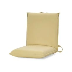 Cheapest ❤️ Marquee Yellow Solid Straw Recliner Pad Chair Italian Straw - To Australia 🌟