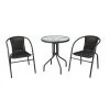 Cheapest 🤩 Australia Sale - Marquee Black 3 Piece Wicker Bistro Set ✨