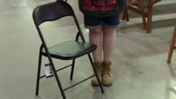 Best Sale ❤️ Australia Only - Marquee Padded Vinyl Black Folding Chair ✨ -Marquee Sales Store ebba48e3dea546b483643d05ab1c6b85