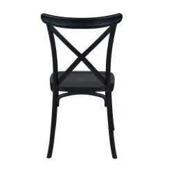 Best deal 🔔 Marquee Black Cross Back Dining Chair - To Australia 🎁 -Marquee Sales Store ef15356b415b466499f541fccf31f877