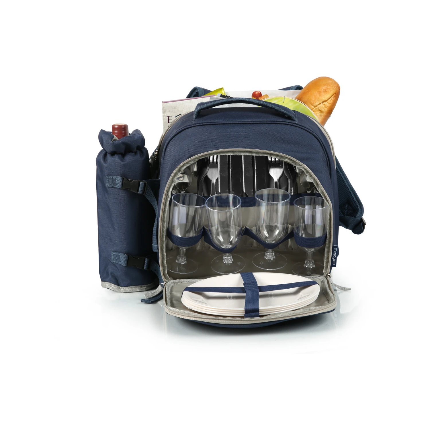 New ⭐ Australia Only - Marquee Navy 4 Person Outdoor Picnicware Picnic Back-Pack ⭐ 3 New ⭐ Australia Only - Marquee Navy 4 Person Outdoor Picnicware Picnic Back-Pack ⭐ - Image 3